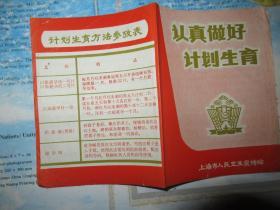 认真做好计划生育--上海市人民卫生宣传站--1972年