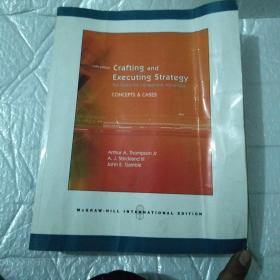 Crafting  and  Executing  Strategy  看图片，内有字迹