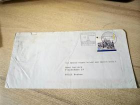 2002年贴德国邮票实寄封
