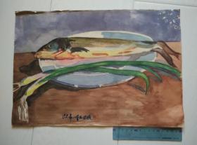 康宁老师六十年代水彩画