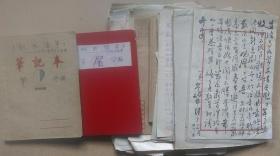 年代不详“北京文史馆员、老画家宁砥中毛笔信稿及来信几十封、笔记本等”若干份