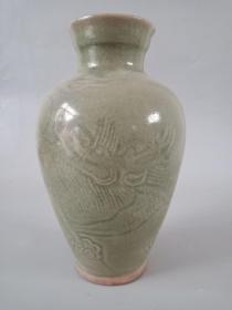 老单色釉瓷瓶