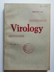 Virology VOL.133 NO.1 （英文原版杂志 病毒学 馆藏书）