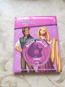 tangled :book and cd : with original movie voices songs and music 《长发公主》书和CD