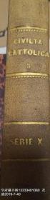 1878 1877 1886年版的法语 CIVILTA CATTOLICA 第1,3,5,册