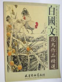 白国文花鸟作品精选——白国文 工笔花鸟 写意花鸟 画集 禽鸟花卉作品 临摹范本 4开本