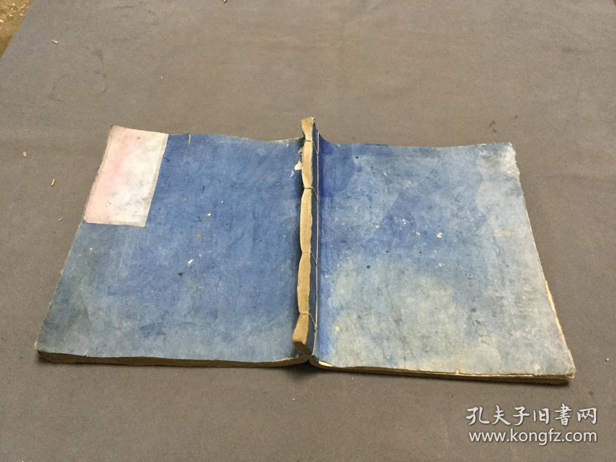 清手写族谱家谱  陳禀忠   陈氏家谱  50页100面   四方大本一册全