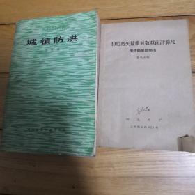 城鎮(zhèn)防洪：1002型矢量重對(duì)數(shù)雙面計(jì)算尺（用法簡(jiǎn)單說(shuō)明書(shū)）（合售）