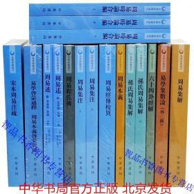 易学典籍选刊全套23册15种平装繁体竖排点校本 中华书局正版周易程氏传+周易经传校异+六十四卦经解+周易集注+宋本周易注疏+周易集解+周易时论合编+易学象数论外二种+周易函书附卜法详考等四种+周易本义+易学启蒙通释周易本义启蒙翼传+汉上易传+周易注附周易略例+毛奇龄易著四种+周易玩辞集解