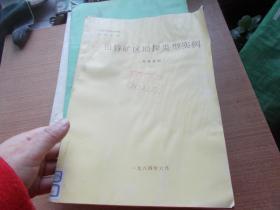 铅锌矿区勘探类型实例 【书内有水渍和皱褶】