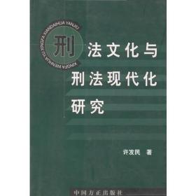 刑法文化与刑法现代化研究