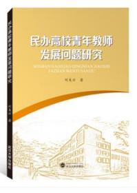 民办高校青年教师发展问题研究 刘美云 9787307209657 武汉大学出版社