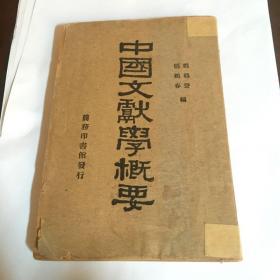 中国文献学概要