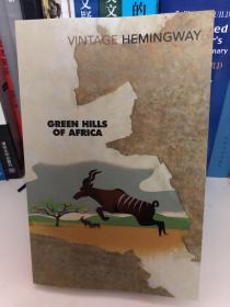 海明威英文原著《非洲的青山》 Hemingway Green Hills of Africa