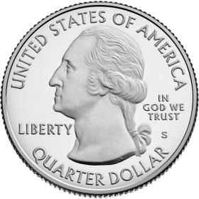 全新 美国25美分国家公园币.第47枚.马里亚纳岛硬币 2019年