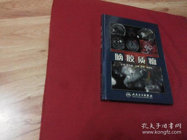 权威版本实物拍照【脑胶质瘤】16开精装本，带插图，人民卫生出版社，品佳如影