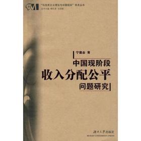 中国现阶段收入分配公平问题研究