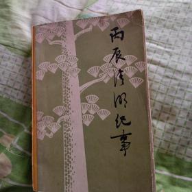 历史纪实文学书。丙辰清明纪事。人民日报出版社。