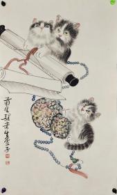 有“猫王”之称的中国书画名家【孙菊生】猫