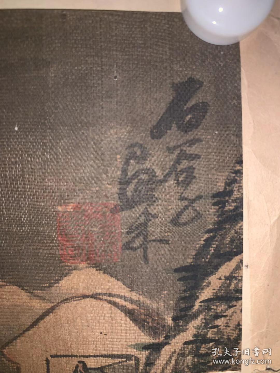 清代石谷子 古字画民国清代老字画浮世绘画日本春茶室书房