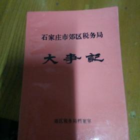 石家庄市郊区税务局大事记