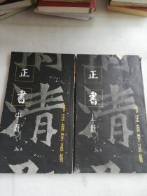 书法自学丛帖 正书 上中（2册合售）