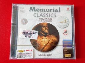 CD  世界古典名曲 经典小品珍藏集 VOL2 24K金碟    未开封