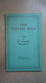 SOMERSET MAUGHAM - The Tenth Man: A Play 毛姆剧本《第十个人》珍贵1版1印　大量电影剧照插图