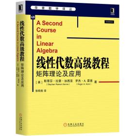 线性代数高级教程(矩阵理论及应用)/华章数学译丛