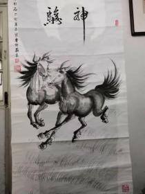 吕国庆神骏图