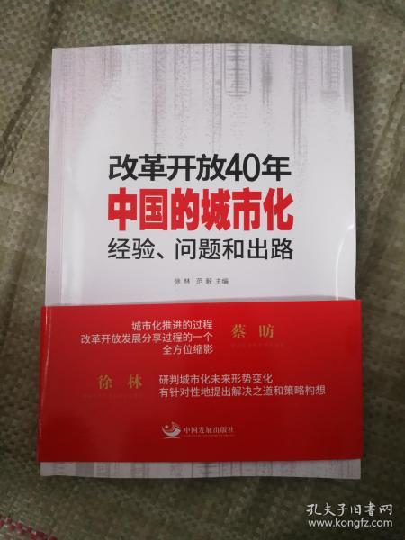 改革开放40年中国的城市化：经验、问题和出路