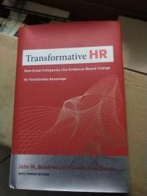 【英文原版】Transformative HR（变革型人力资源）【精装正版现货 足九品 翻译仅供参考】