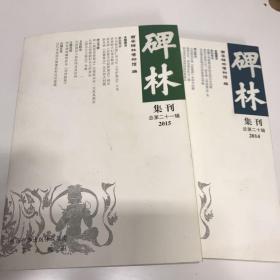 碑林集刊·第二十辑和第二十一辑（两本合售）