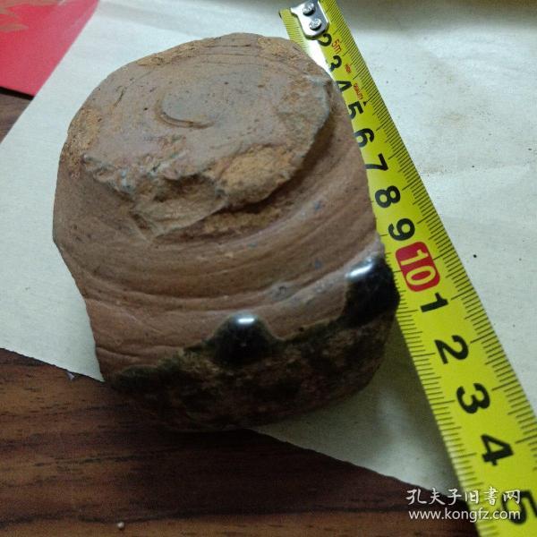 宋代褐色瓷片<少见丶釉满丶开裂>