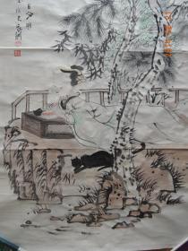 王家训作品:兰香杂草目分明(包真保值,流传有序)