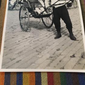 民国十八年故宫前的骆驼祥子 珍贵原版老照片