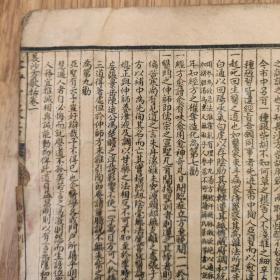 光绪戊申年仲夏《长沙方歌括》卷一至卷六全(缺封面、封底，《金匮方歌括》卷一至卷五(卷六缺失，此书品弱.右下方有鼠咬详见图)