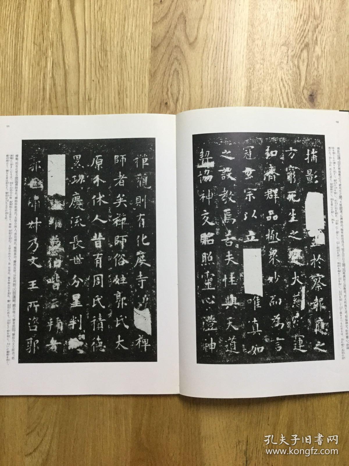 中国法书选30 欧阳询 化度寺碑 文彦博碑 （正版）二玄社  一版一印