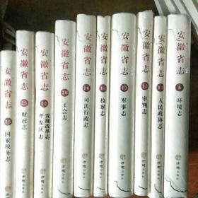 安徽省志 12 审判志 （1986—2005） 大16开精装 薄皮包装 没有拆封