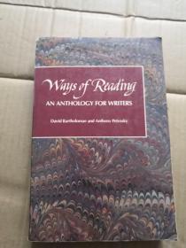 WAYS OF READING  An Anthology for Writers