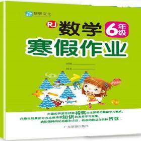 黎明文化 小学生数学寒假作业 六年级 人教版 RJ