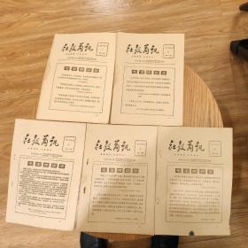 1966年5月，四川宜宾《社教简讯》5月:5、14、17、26、30(共5期合售)