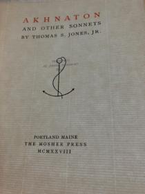 Mosher限量珍品:Sonnets and quatrains