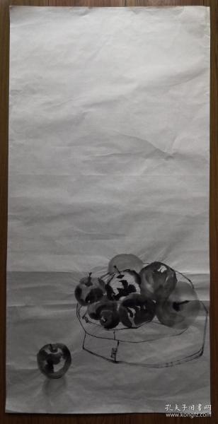 手绘真迹国画：无款20191227-06（3尺）