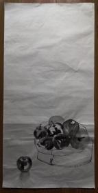 手绘真迹国画:无款20191227-06(3尺)