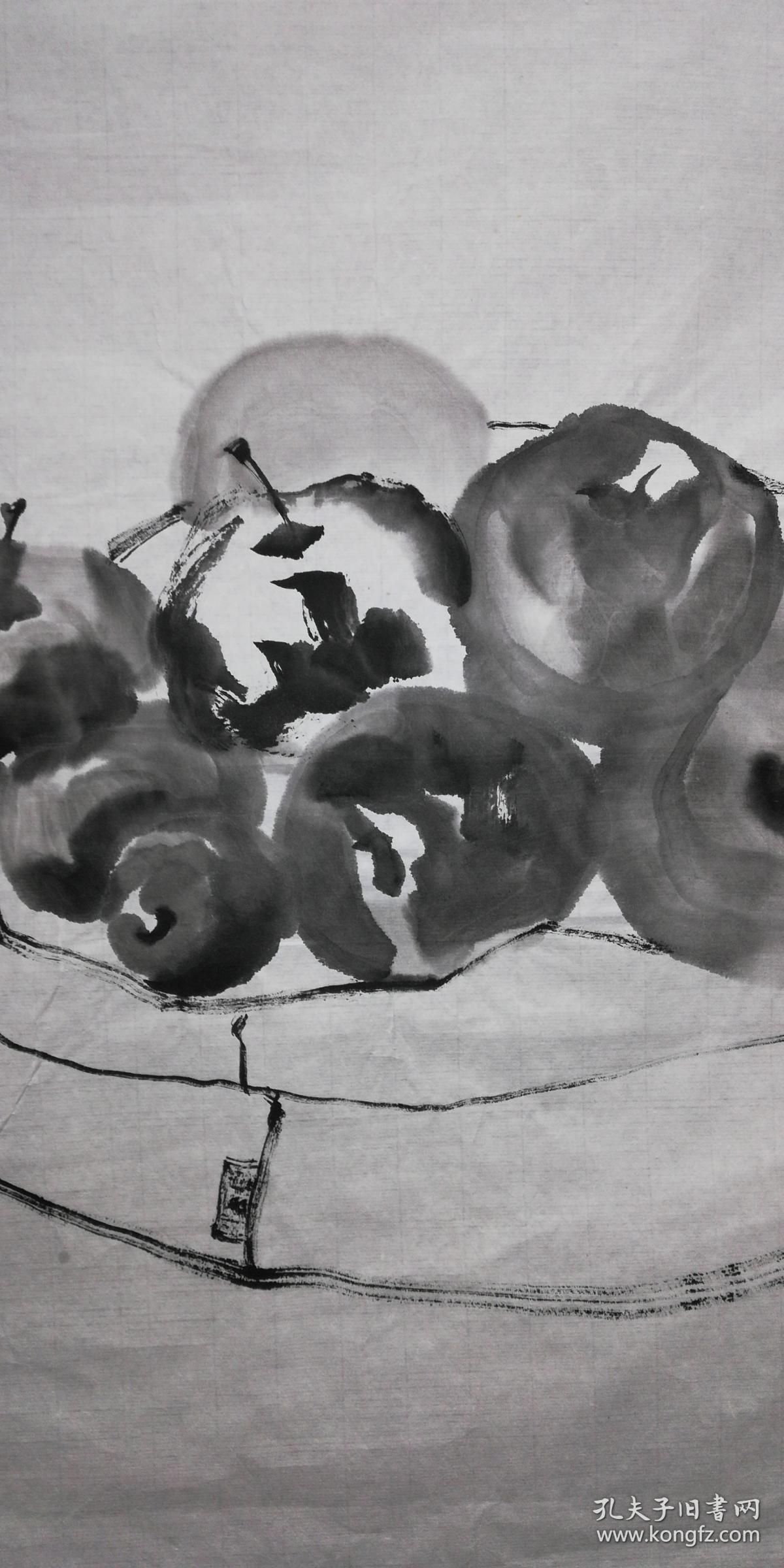 手绘真迹国画：无款20191227-06（3尺）