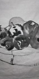 手绘真迹国画:无款20191227-06(3尺)