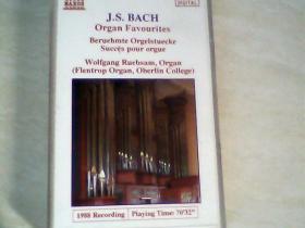 磁带：J.S.BACH:ORGAN FAVOURITES（没有歌词）磁带名字看图片【二手  售出不退换】