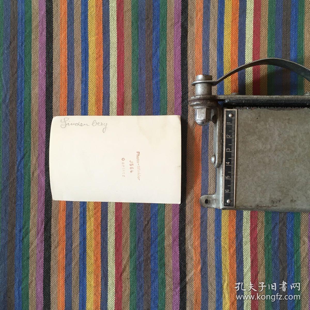 德国二战时期 雪景木屋珍贵老照片 原版