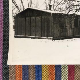 德国二战时期 雪景木屋珍贵老照片 原版